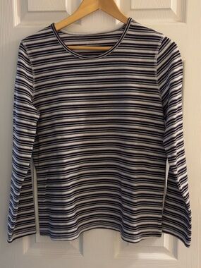 Northern Reflections striped ribbed long sleeved